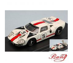 1/43 FORD GT 40 N.5 2nd 1000 KM MONZA 1966 GREGORY-WHITMORE (BANG.IT)