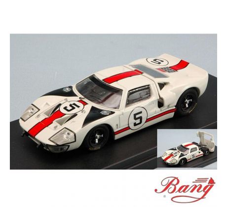 1/43 FORD GT 40 N.5 2nd 1000 KM MONZA 1966 GREGORY-WHITMORE (BANG.IT)