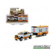 1/64 2015 Ford F-150 Gulf Oil #68 and Gulf Oil Enclosed Car Hauler