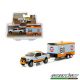 1/64 2015 Ford F-150 Gulf Oil #68 and Gulf Oil Enclosed Car Hauler