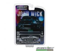 1/64 1969 Ford Mustang BOSS 429, John Wick 2014 (GREENLIGHT)
