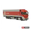 1/50 MERCEDES BENZ ACTROS MP4 STREAM SPACE 4x2 CURTAINSIDE / TAUTLINER TRAILER - 3 AXLE