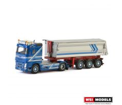 1/50 VOLVO FH4 SLEEPER CAB 4x2 TIPPER TRAILER - 3 AXLE,Augst Baustoffe