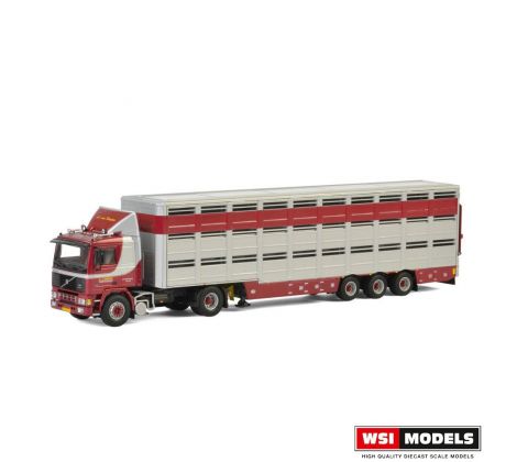 1/50 VOLVO F12 4x2 LIVESTOCK TRAILER, A. van Kempen