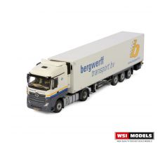 1/50 MB ACTROS MP4 STREAM SPACE 4x2 REEFER TRAILER; Bergwerff