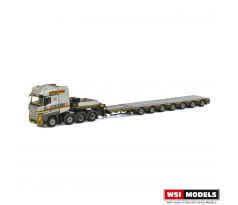 1/50 MERCEDES-BENZ ACTROS MP4 GIGA SPACE SLT 8x4 100 TONNER RANGE TRAILER; Bloedorn Spedition GmbH