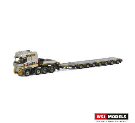 1/50 MERCEDES-BENZ ACTROS MP4 GIGA SPACE SLT 8x4 100 TONNER RANGE TRAILER; Bloedorn Spedition GmbH