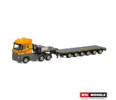 1/87 MB ACTROS MP4 BIG SPACE SEMI LOWLOADER - 6 AXLE