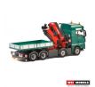 1/50 MAN TGX XXL EURO 6 8x4 FASSI 1100 + BALLAST BOX; Fassi