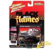 1/64 1957 Chevrolet Ambulance, (Black Flames/Gloss Black/red Flames)