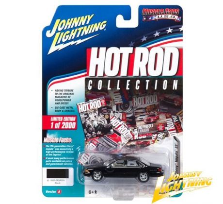 1/64 1996 Chevy Impala (Hot Rod Collection) (Gloss Black)