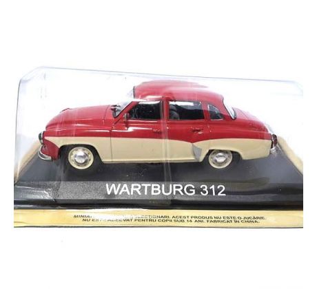 1/43 Wartburg 312 red/white
