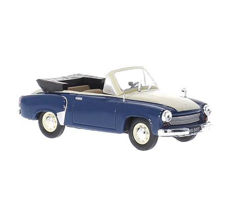 1/43 1958 Wartburg 311-2 Cabrio  blue/white