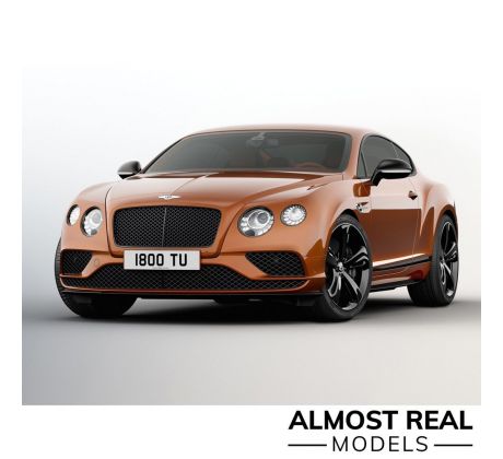 1/43 Bentley Continental GT V8S *Black Edition*, orange flame