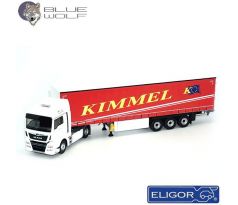 1/43 MAN TGX EURO 6 C TAUTLINER ROUGE KIMMEL