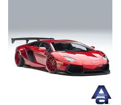 1/18 LIBERTY WALK LB-WORKS LAMBORGHINI AVENTADOR (METALLIC RED)