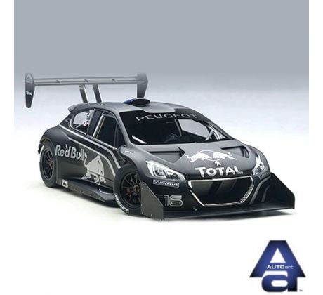 1/18 PEUGEOT 208 T16 PIKES PEAK PRESENTATION CAR (BLACK)