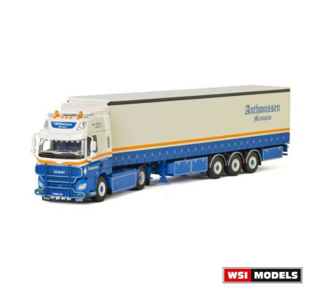 1/50 DAF CF SPACE CAB 4x2 CURTAIN SIDE / TAUTLINER TRAILER, Anthonissen