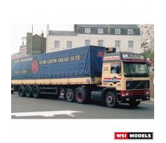 1/50 VOLVO F12 6X2 TAG AXLE CURTAINSIDE TRAILER - 3 AXLE; Aston Clinton Haulage