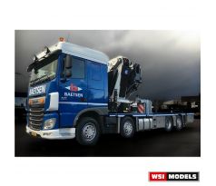 1/50 DAF XF SPACE CAB 8x2 TAG AXLE + FASSI 1100; Baetsen