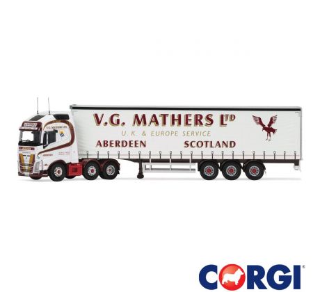 1/50 Volvo FH, Curtainside Trailer, V.G. Mathers