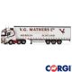 1/50 Volvo FH, Curtainside Trailer, V.G. Mathers