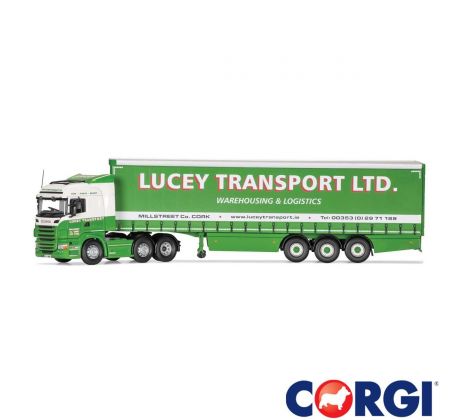 1/50 Scania R Curtainside Trailer, Lucey Transport Ltd