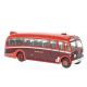 1/43 AEC Regal III, rot/dunkelrot, RHD, Dorsal Fin - Harrington, 1950