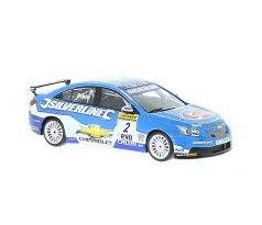 1/43 Chevrolet Cruze LT, No.2, RML Silverline Chevrolet, BTCC, J. Plato, 2010