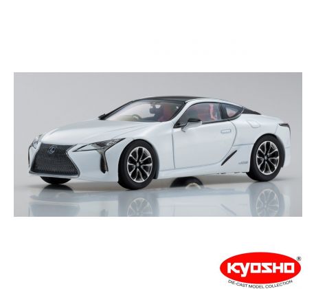 1/43 Lexus LC500h White Nova Glass Flake