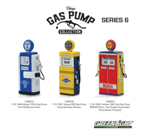 1/18 Vintage Gas Pumps Series 6