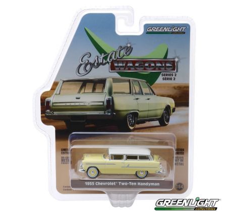 1/64 1955 Chevrolet Two-Ten Handyman, harvest gold/india ivory