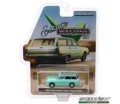 1/64 1965 Volkswagen Type 3 Squareback with Roof Rack, birch green