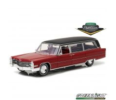 1/18 1966 Cadillac S&S Limousine, red/black