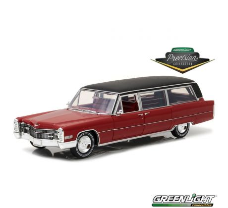 1/18 1966 Cadillac S&S Limousine, red/black