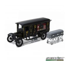 1/18 1921 Ford Model T Ornate Carved Hearse
