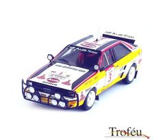 1/43 AUDI QUATTRO N.3 RETIRED SAFARI RALLY 1984 M.MOUTON-FABRIZIA PONS