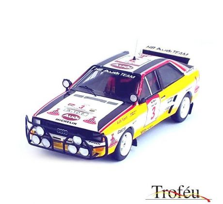 1/43 AUDI QUATTRO N.3 RETIRED SAFARI RALLY 1984 M.MOUTON-FABRIZIA PONS