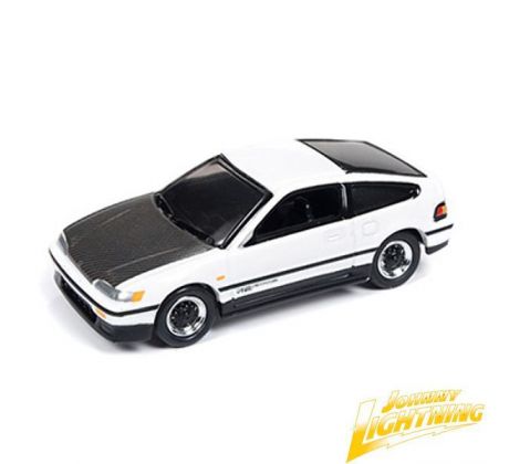 1/64 Honda CRX, white with carbon hood