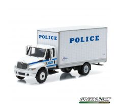 1/64 2017 International WorkStar Platform Stake Truck- New York City Police Department (NYPD) with Public Safety Accessories copy