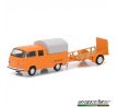 1/64 1978 Volkswagen Double Cab with Canopy and Utility Trailer
