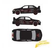 1/64 2004 Mitsubishi Lancer Evo, black