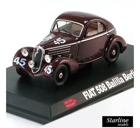 1/43 FIAT 508 BALILLA N.45 RETIRED MM 1935 BELTRACCHINI-GILARDONI