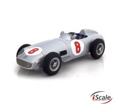 1/18 MERCEDES BENZ F1 W196 N 8 WINNER NETHERLAND GP JUAN MANUEL FANGIO 1955 WORLD CHAMPION