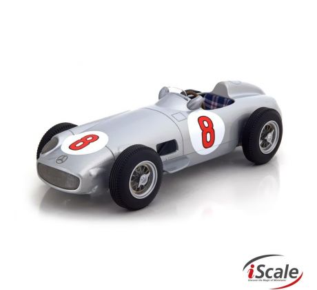 1/18 MERCEDES BENZ F1 W196 N 8 WINNER NETHERLAND GP JUAN MANUEL FANGIO 1955 WORLD CHAMPION