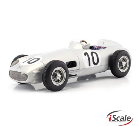 1/18 MERCEDES BENZ F1 W196 N 10 2nd BRITISH GP JUAN MANUEL FANGIO 1955 WORLD CHAMPION