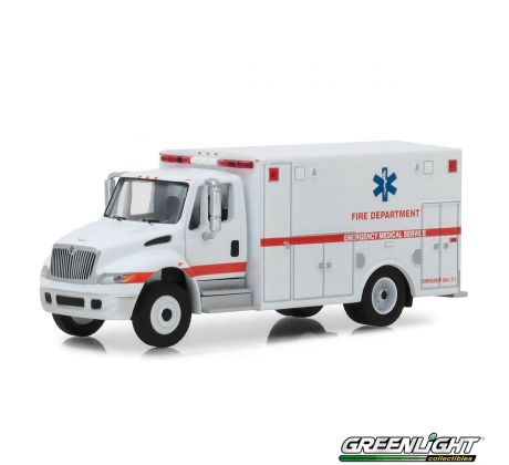 1/64 2013 International Durastar Ambulance - Fire Department Emergency Medical Services ALS Unit
