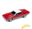 1/64 1972 Plymouth Satellite Sebring Plus (E5 Red with White Roof & Silver Lower)