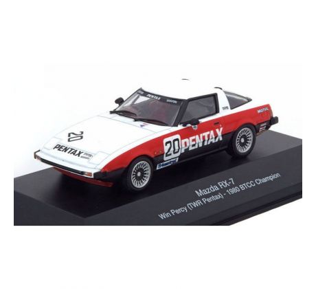 1/43 MAZDA RX-7 TEAM TWR PENTAX N 20 CHAMPION SEASON BTCC 1980 WIN PERCY