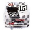 1/64 FORD F-350 RAMP TRUCK 1975 + SHELBY MUSTANG COUPE TRAS AM no.15 RACING 1969 J.PARNELLI